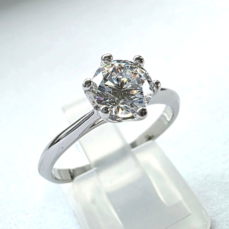 Pierścionek zaręczynowy z diamentem – Profil pierścionka – ABGOLD Baczyński