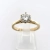 Pierścionek Diament Lab Grown 0,50 ct IGI – widok frontalny – ABGOLD Baczyński