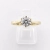 Pierścionek Diament Lab Grown 0,50 ct IGI – widok centralny – ABGOLD Baczyński