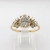 Pierścionek Vintage art deco z diamentami Lab Grown – detal oprawy – ABGOLD Baczyński