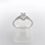 Pierścionek z diamentami ok. 0,45 ct – białe złoto 585 – widok z góry – ABGOLD Baczyński