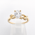 Naturalny diament owalny 6,35 x 5,03 mm – detal oprawy – ABGOLD Baczyński