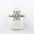 Pierścionek z diamentem 1,0 ct emerald cut – profil oprawy – ABGOLD Baczyński