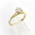 Pierścionek Diament Lab Grown 0,50 ct IGI – detal oprawy – ABGOLD Baczyński