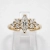 Złoty pierścionek 585 z diamentem Marquise 8x4 mm – ABGOLD