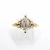 Pierścionek złoty 585 z diamentem hexagonal – ABGOLD