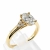 Pierścionek z diamentem Lab-Grown ok. 0,70 ct – detal koszyka – ABGOLD Baczyński