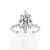 Pierścionek z diamentem Lab-Grown Marquise 1,00 ct – widok frontalny – ABGOLD Baczyński