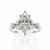 Pierścionek z diamentem Lab-Grown Marquise 1,00 ct – widok frontalny – ABGOLD Baczyński