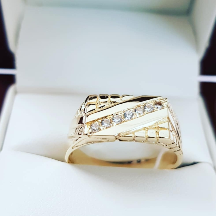 Sygnet unisex próba 585 – profil sygnetu – ABGOLD Baczyński